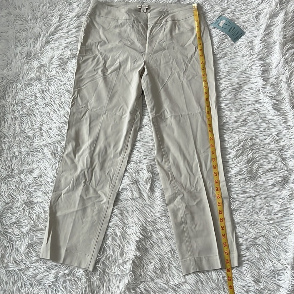 COLDWATER CREEK ShapeMe Pants Pull-On Anywear in Ivory size 16 - Picture 10 of 14
